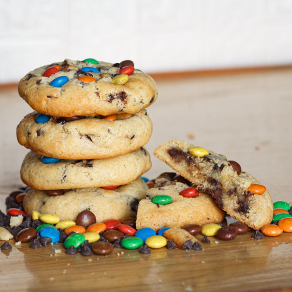 A splash of color and a whole lot of fun – our M&Ms Chocolate Chip Cookies!